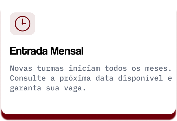 Entrada Mensal